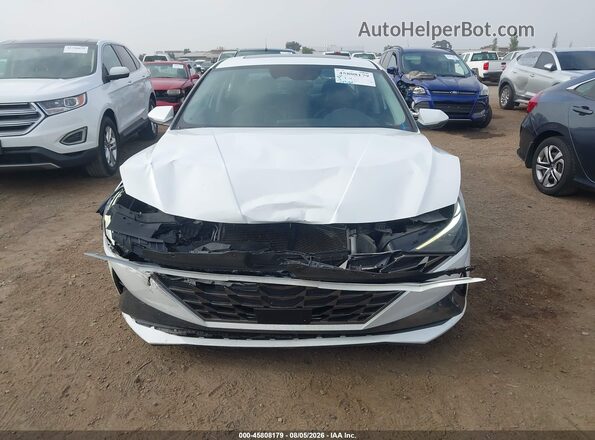 5NPLP4AG6PH090067 2023 HYUNDAI ELANTRA White Вид щитка приладів