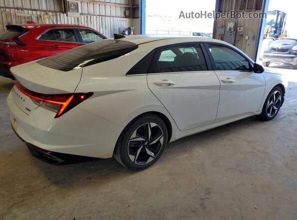 5NPLP4AG8MH026446 2021 HYUNDAI ELANTRA White უკანა მარჯვენა