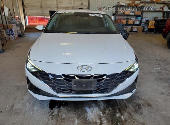 5NPLP4AG8MH026446 2021 HYUNDAI ELANTRA White წინა ხედი