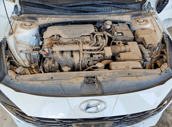 5NPLP4AG8MH026446 2021 HYUNDAI ELANTRA White უკანა სალონის ხედი