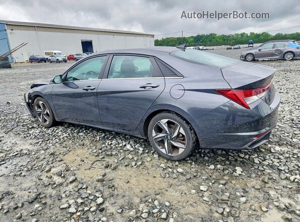 5NPLP4AG8MH028066 2021 HYUNDAI ELANTRA Gray Задня ліва чверть