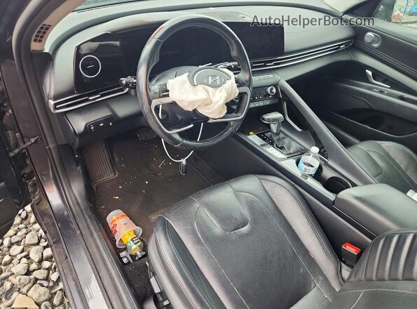 5NPLP4AG8MH028066 2021 HYUNDAI ELANTRA Gray Вид панелі приладів
