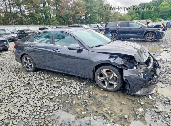 5NPLP4AG8MH028066 2021 HYUNDAI ELANTRA Gray Передня права чверть