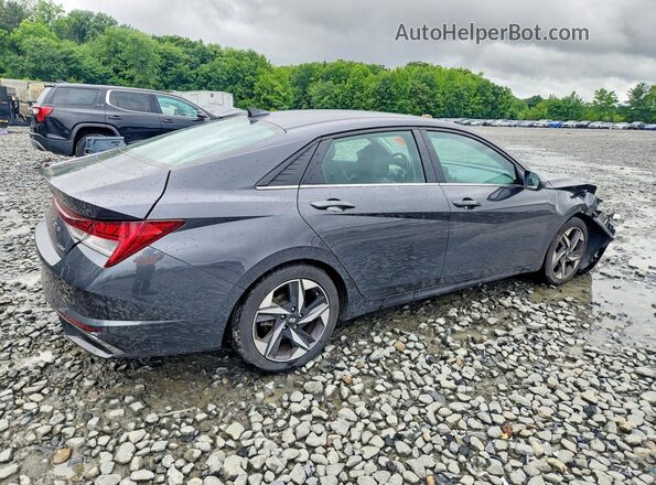 5NPLP4AG8MH028066 2021 HYUNDAI ELANTRA Gray Задня права чверть
