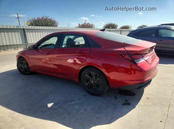 5NPLS4AG0MH036483 2021 HYUNDAI ELANTRA Red უკანა მარცხენა