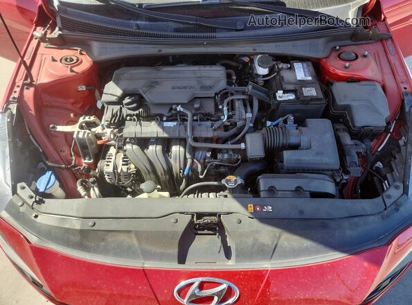5NPLS4AG0MH036483 2021 HYUNDAI ELANTRA Red უკანა სალონის ხედი