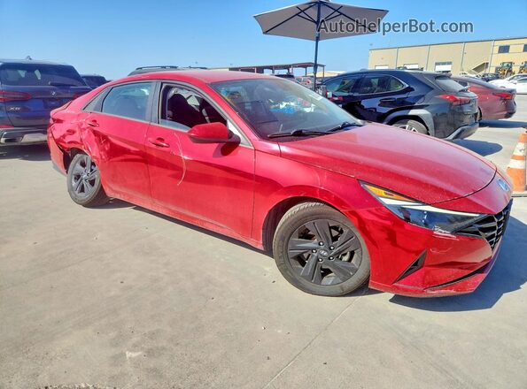 5NPLS4AG0MH036483 2021 HYUNDAI ELANTRA Red წინა მარჯვენა