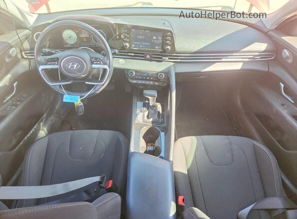5NPLS4AG0MH036483 2021 HYUNDAI ELANTRA Red წინა პანელის ხედი