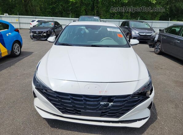 5NPLS4AG0NH064740 2022 HYUNDAI ELANTRA White Widok z przodu