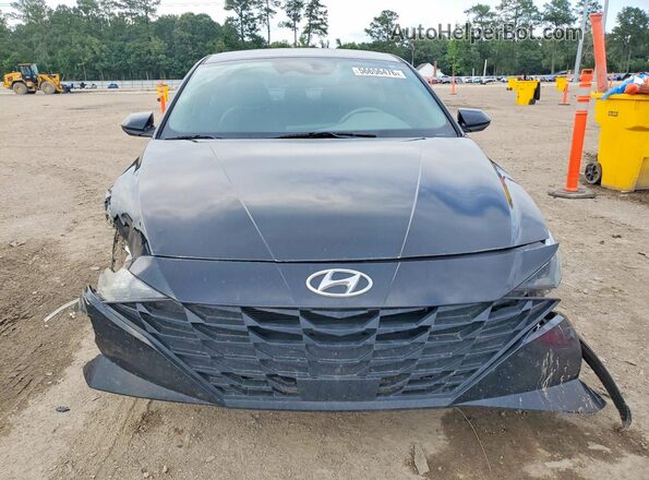5NPLS4AG0NH078380 2022 HYUNDAI ELANTRA Black Front view