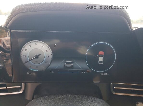 5NPLS4AG0PH093626 2023 HYUNDAI ELANTRA Charcoal Widok zestawu wskaźników