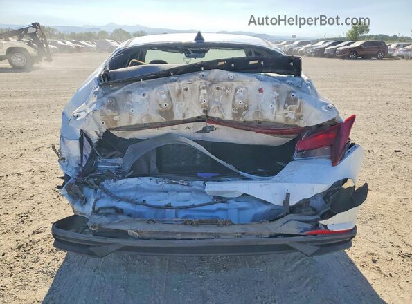5NPLS4AG1MH005856 2021 HYUNDAI ELANTRA White Вид ззаду