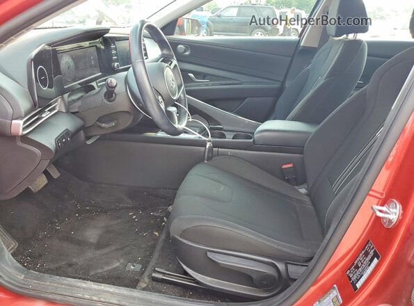 5NPLS4AG2MH010516 2021 HYUNDAI ELANTRA Red Vista interior delantera