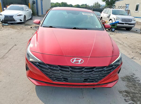 5NPLS4AG2MH010516 2021 HYUNDAI ELANTRA Red Vista frontal