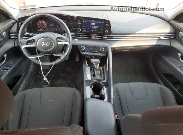 5NPLS4AG2MH010516 2021 HYUNDAI ELANTRA Red Vista del salpicadero