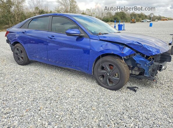 5NPLS4AG2MH021967 2021 HYUNDAI ELANTRA Blue Front right
