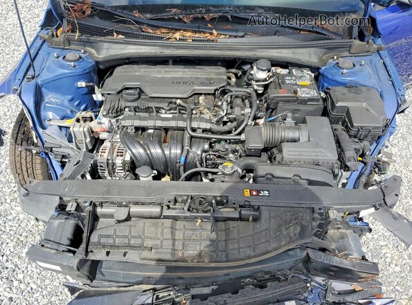 5NPLS4AG2MH021967 2021 HYUNDAI ELANTRA Blue Rear interior view