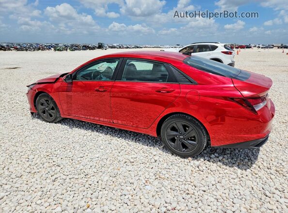5NPLS4AG2MH051907 2021 HYUNDAI ELANTRA Red Rear left