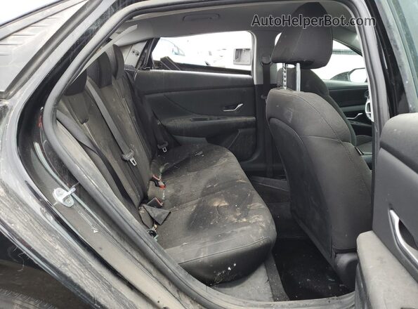 5NPLS4AG2NH064464 2022 HYUNDAI ELANTRA Black Հետևի նստատեղերի տեսք