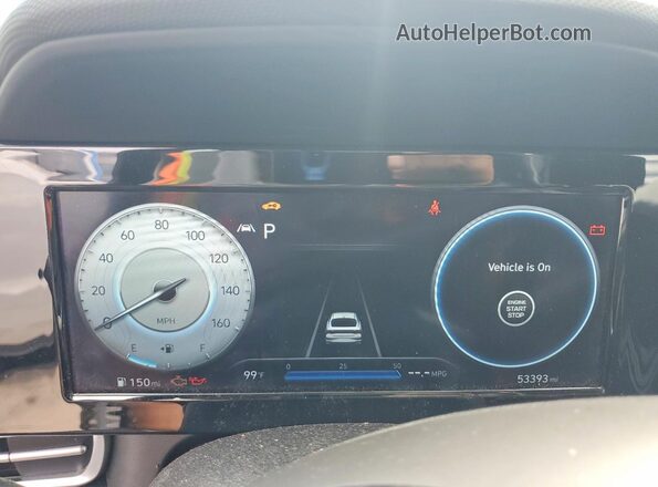 5NPLS4AG2NH086884 2022 HYUNDAI ELANTRA Silver Instrument cluster view