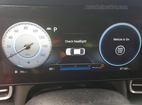 5NPLS4AG2PH091554 2023 HYUNDAI ELANTRA Black Instrument cluster view