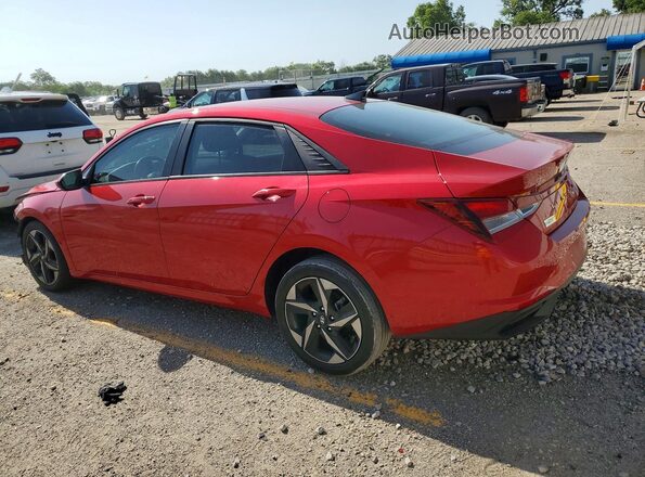 5NPLS4AG2PH111768 2023 HYUNDAI ELANTRA Красный Задняя левая четверть