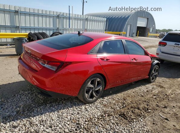 5NPLS4AG2PH111768 2023 HYUNDAI ELANTRA Красный Задняя правая четверть