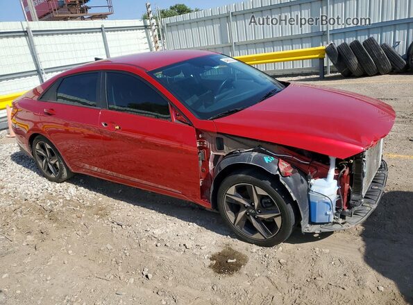 5NPLS4AG2PH111768 2023 HYUNDAI ELANTRA Красный Передняя правая четверть