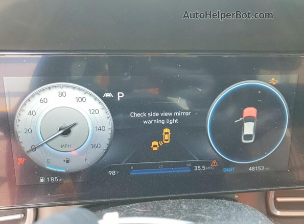 5NPLS4AG2PH111768 2023 HYUNDAI ELANTRA Красный Вид щитка приборов