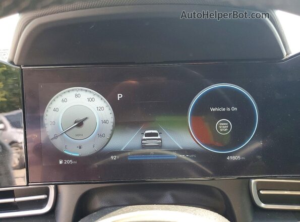 5NPLS4AG2PH112337 2023 HYUNDAI ELANTRA White Instrument cluster view