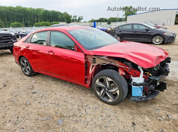 5NPLS4AG2PH119742 2023 HYUNDAI ELANTRA Red Przód prawy