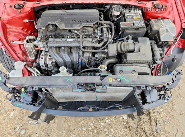 5NPLS4AG2PH119742 2023 HYUNDAI ELANTRA Red Widok wnętrza z tyłu