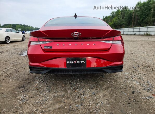 5NPLS4AG2PH119742 2023 HYUNDAI ELANTRA Red Widok z tyłu