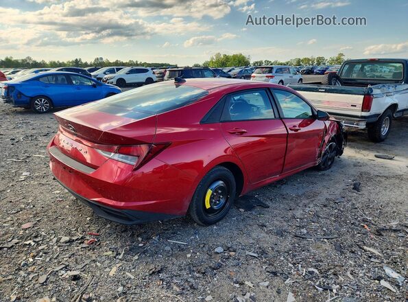 5NPLS4AG3MH007091 2021 HYUNDAI ELANTRA Red Tył prawy