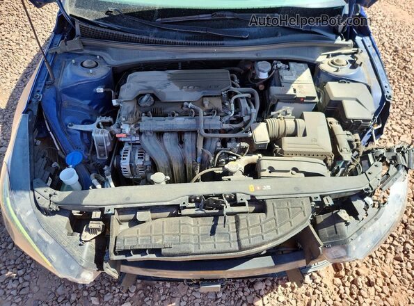 5NPLS4AG3MH052614 2021 HYUNDAI ELANTRA Синий Вид задней части салона