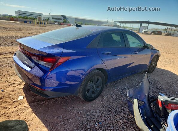 5NPLS4AG3MH052614 2021 HYUNDAI ELANTRA Синий Задняя правая четверть