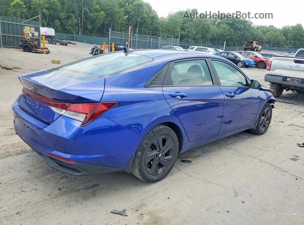 5NPLS4AG3NH053716 2022 HYUNDAI ELANTRA Blue Tył prawy