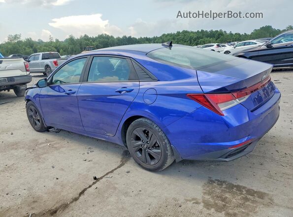 5NPLS4AG3NH053716 2022 HYUNDAI ELANTRA Blue Tył lewy
