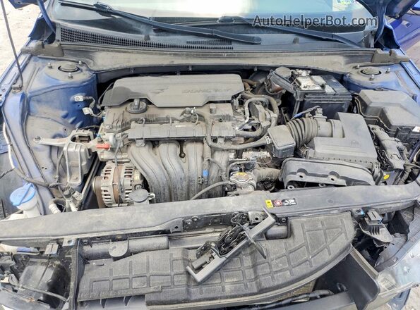5NPLS4AG3NH053716 2022 HYUNDAI ELANTRA Blue Widok wnętrza z tyłu