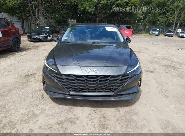 5NPLS4AG3NH071228 2022 HYUNDAI ELANTRA Gray Вид щитка приладів