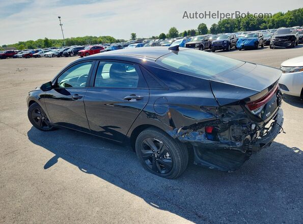 5NPLS4AG3NH084268 2022 HYUNDAI ELANTRA Black Հետևի ձախ