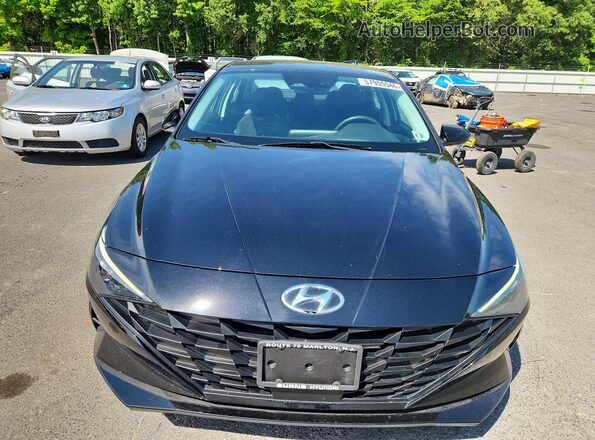 5NPLS4AG3NH084268 2022 HYUNDAI ELANTRA Black Դիմացի տեսք