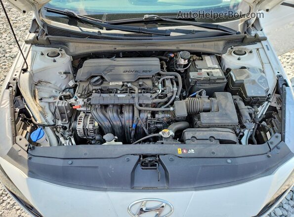 5NPLS4AG4MH031304 2021 HYUNDAI ELANTRA White Вид задньої частини салону