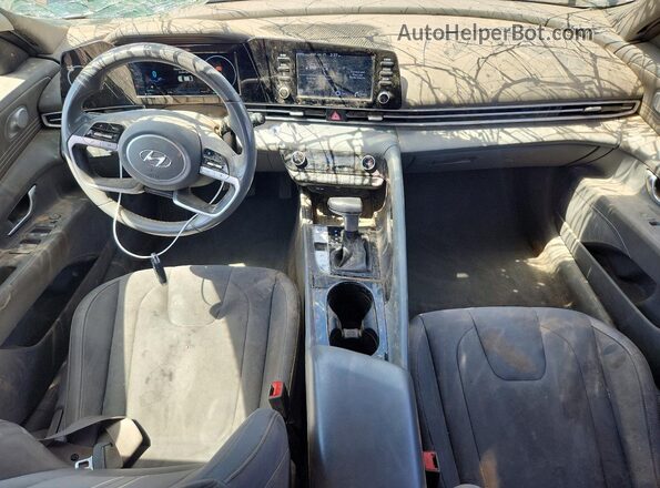 5NPLS4AG4MH031609 2021 HYUNDAI ELANTRA Black წინა პანელის ხედი