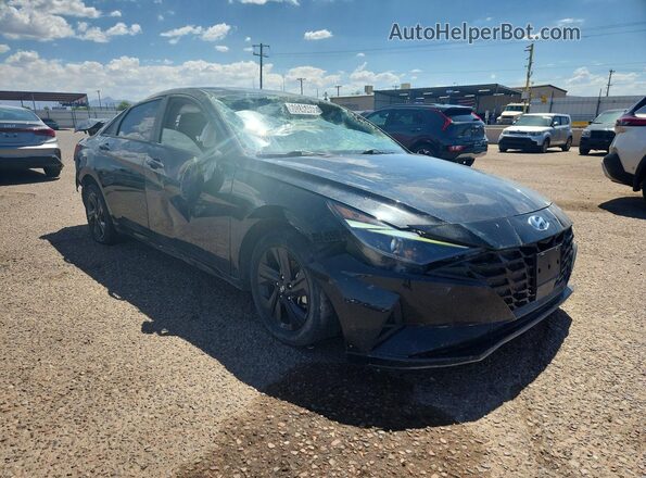 5NPLS4AG4MH031609 2021 HYUNDAI ELANTRA Black წინა მარჯვენა