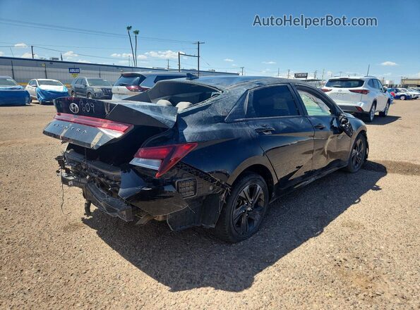 5NPLS4AG4MH031609 2021 HYUNDAI ELANTRA Black უკანა მარჯვენა