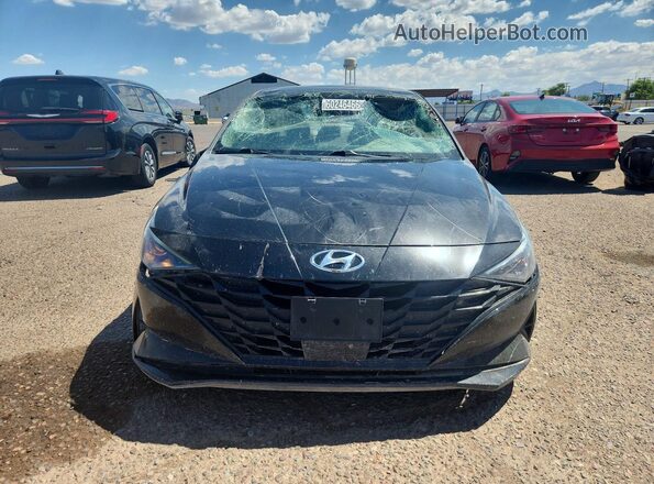 5NPLS4AG4MH031609 2021 HYUNDAI ELANTRA Black წინა ხედი