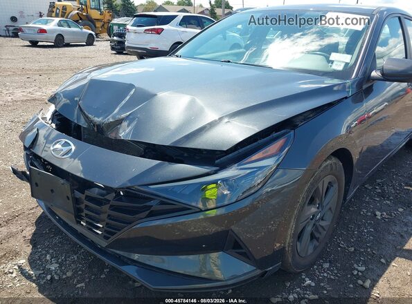 5NPLS4AG4NH065602 2022 HYUNDAI ELANTRA Gray Вид спереду
