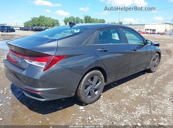 5NPLS4AG4NH065602 2022 HYUNDAI ELANTRA Gray Задня права чверть
