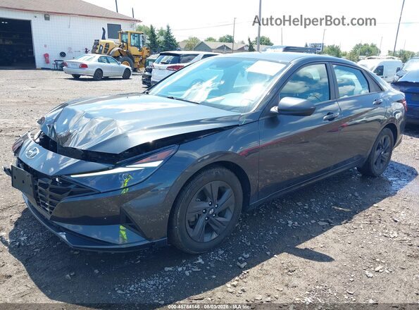 5NPLS4AG4NH065602 2022 HYUNDAI ELANTRA Gray Передня ліва чверть